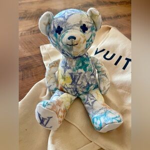 Louis Vuitton Monogram Watercolor DouDou Teddy Bear Plush